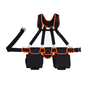 Bolsa de herramientas impermeable ZC-YB, 15-19 bolsillos, correas ajustables, capacidad de 200 libras para electricistas, carpinteros e instaladores - Product Image 3