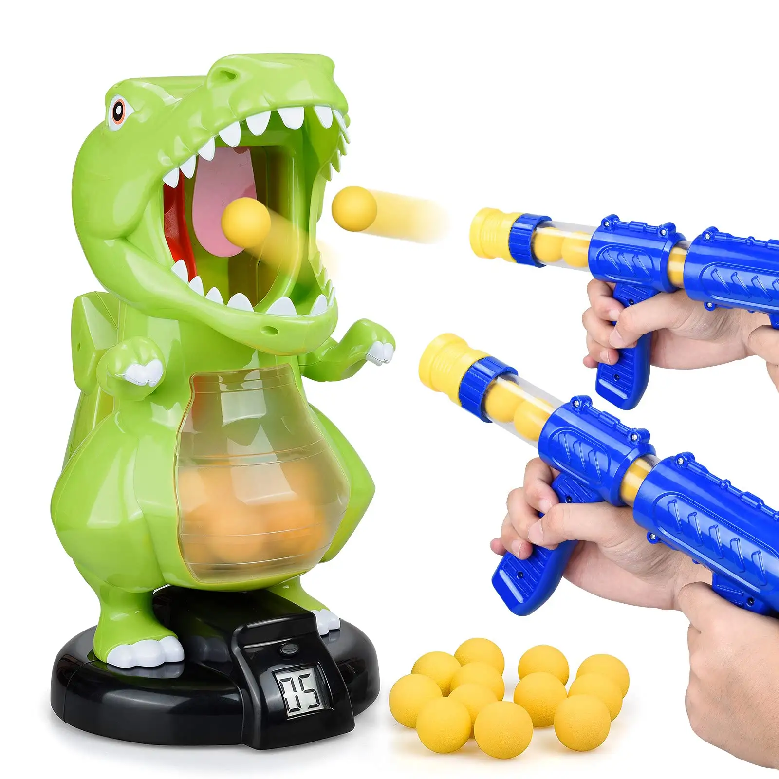 Высокое качество динозавр с автоматами “стрелялками” веселые детские игрушки От 2 до 13 лет Одежда для мальчиков и девочек