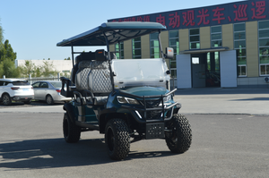 高性能6人乗りストリートリーガルオフロードリチウム電池クラブカー72Vパワフルモーターを搭載コミュニティ用 - Product Image 4