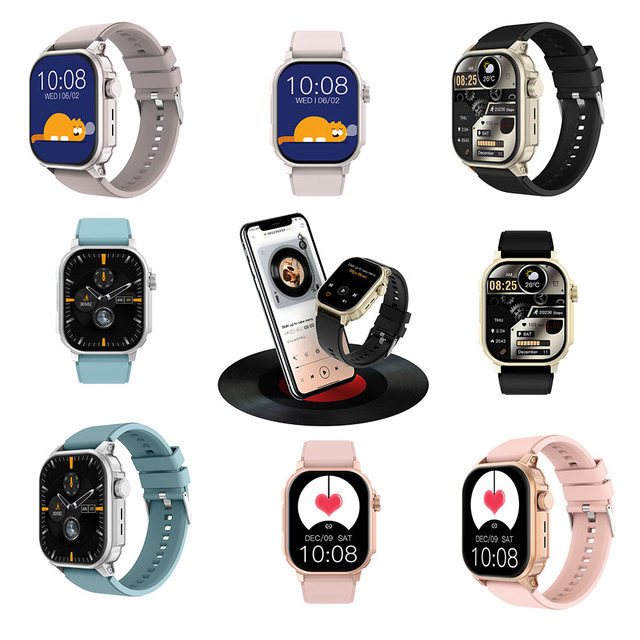 High Quality Factory Sale IP68 Waterproof Metal Square AMOLED Large Screen Smartwatch Remote Control Touchscreen for Compass