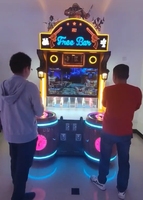 Machine de jeu vidéo de tir pour enfants, simulateur d'arcade de divertissement, thème Western Cowboy, à monnayeur, pour usage intérieur