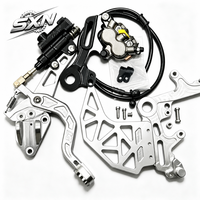 Levier de frein à pied et ensemble de pédale de frein arrière Surron Light Bee X LBX en aluminium CNC 7075 T6 pour pièces de moto tout-terrain