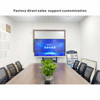 Tableau blanc interactif intelligent tout-en-un 55/65/75/86/98/110 pouces, écran tactile 4K HD, 40 points tactiles pour l'éducation et le bureau