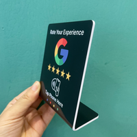 Soporte NFC de plástico pasivo RFID NFT215 para reseñas de Google / Soporte de dispositivo táctil para reseñas en Google