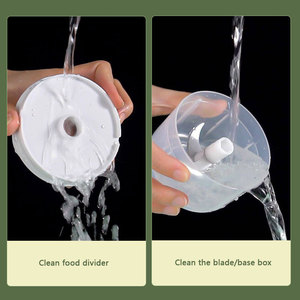 Mini Picadora Eléctrica de Ajo de 250 ml, 3 <span class=keywords><strong>y</strong></span> 6 Cuchillas, Recargable por USB, Trituradora de Ajo, Picadora de Jengibre <span class=keywords><strong>y</strong></span> Carne, Procesador de Alimentos - Product Image 2