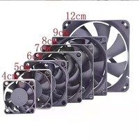 DC 5V 12V 24V 4010 8025 6015 40mm 50mm 60mm 80mm 90mm 120mm 140mm Schwarzer Axialstrom-Lüfter für die Industrie