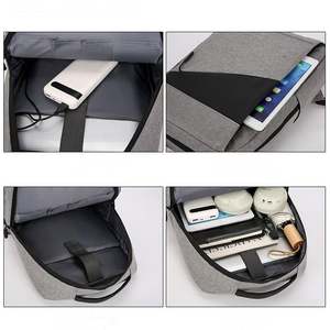 Sac à dos de voyage intelligent personnalisé avec logo, multifonctionnel, grande capacité, port de charge USB, imperméable, en polyester, personnalisable, 10 pièces - Product Image 3