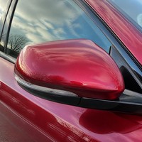 Film de covering automobile rouge sang de dragon liquide, personnalisable avec logo, pour voitures de luxe, effet métallisé brillant, en rouleau, vente en gros