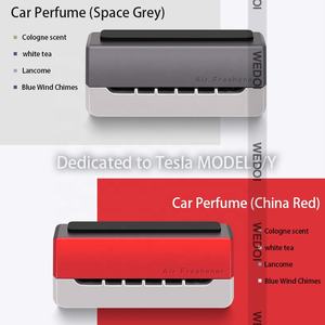 <span class=keywords><strong>Nouveau</strong></span> désodorisant pour Tesla modèle 3/Y voiture désodorisant parfums évent diffuseur avec 4 <span class=keywords><strong>parfum</strong></span> voiture Essence tableau de bord saveurs - Product Image 4