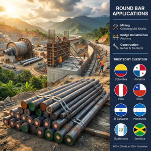 Barre ronde en acier laminé à chaud, barre en fonte, acier de 2 pouces, 1541, 80 <span class=keywords><strong>mm</strong></span>, vente chaude - Product Image 4