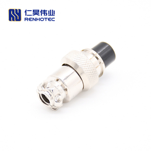 GX12 4 kutuplu bölme havacılık konektörü Aviator 4 Pin fiş - Product Image 5