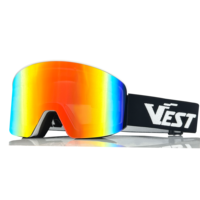 Masque de ski personnalisé avec lentilles interchangeables magnétiques, anti-buée, protection UV 100%, compatible avec lunettes de vue, pour snowboard et ski
