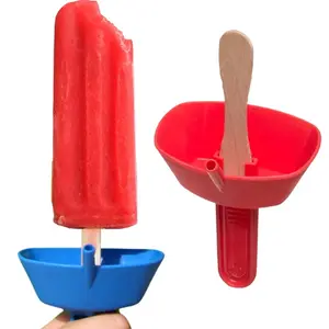 Kylong THE ORIGINAL Drip Free Popsicle Holder Mess Free Frozen Treats Holder with Straw - BPA-Free and Lead-Free