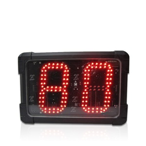 Control remoto inalámbrico portátil 0-99 cuenta regresiva cuenta atrás temporizador pantalla <span class=keywords><strong>LED</strong></span> 2 dígitos 6 pulgadas Digital 24s reloj de tiro para baloncesto - Product Image 5