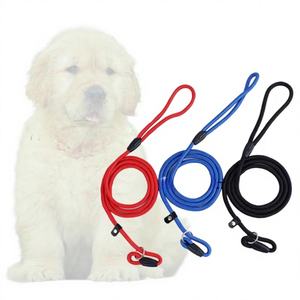 Correa de nailon para perros, correa de entrenamiento, correa ajustable con collar de tracción - Product Image 1