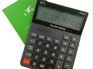 2 dòng hiển thị Máy tính để bàn Máy tính đồng hồ báo thức 12 chữ số hiển thị Máy tính để bàn máy tính với pin - Product Image 6