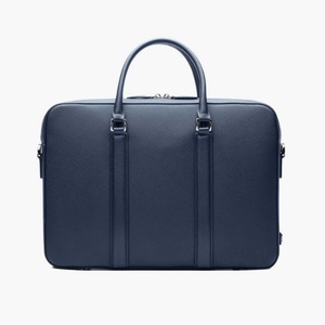 Túi xách laptop da thật cao cấp, màu xanh dương đậm, kiểu dáng cổ điển dành cho luật sư - Product Image 6