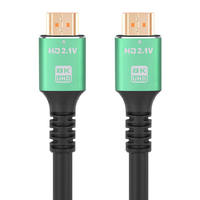 Câble HDMI en gros directement de l'usine, 4K 8K Ultra HD haute vitesse 60Hz, 1m 1,5m 2m 3m 5m, connecteur plaqué or, câbles vidéo et audio