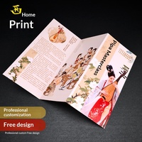 Brochure tri-pliée personnalisée imprimée en offset avec dépliants à une page et typographie anglaise sur mesure, fabriquée à [Lieu d'origine]