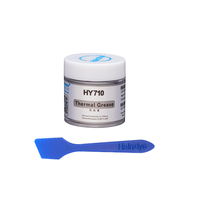 Pâte de remplissage de gel de silice conductrice de chaleur argent HY710 adhésif thermique pour ordinateur de jeu cpu gpu