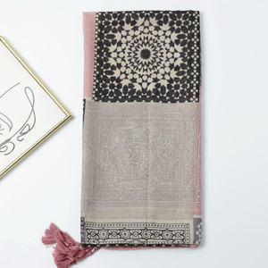 180*88CM Designer Custom Digitaldruck Luxus Viskose Schals Polyester Hijab Schal Gedrucktes Logo Frauen Ethnische Kopftücher - Product Image 2