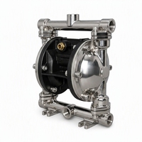 Pompe à diaphragme pneumatique en acier inoxydable KY-15S4 1/2 pouce BSP, pompe de transfert pneumatique pour liquides chimiques
