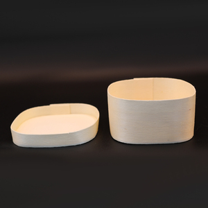 Boîte alimentaire en bois biodégradable, boîte à pâtisserie jetable en bois, emballage écologique pour gâteaux, boîte cadeau pour boulangerie - Product Image 2