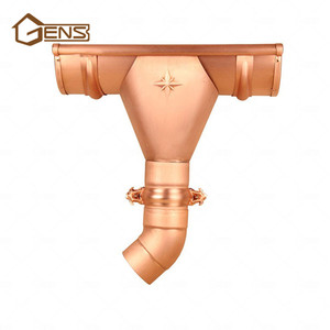 Vật Liệu Xây Dựng Của Máng Xối Và Máng Xối Mưa Bằng Đồng - Product Image 1