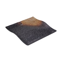 Plateau de service plat en acier inoxydable, 10.6 pouces, grand format, style japonais, pour buffet, prix de gros