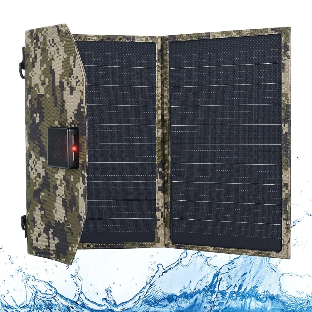 2021 Latest Design 20W Solar Power Mobile Charger Solar Panels for Cell Phones