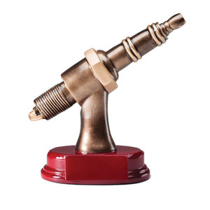 Trofeo de Resina Dorado para Karting, Premio al Ganador de Carreras de Karts, Trofeos con Nombre Grabado Disponible - Product Image 2