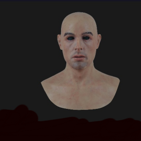 Masker Wajah realistis silikon tipis pesta Halloween, untuk transformasi Makeup muda dan tua - Product Image 6