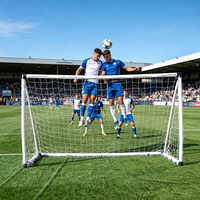 Ensemble de buts de football en PVC pour club sportif pour jeunes Vance, résistant aux intempéries, avec filet à fixation rapide pour les camps d'entraînement et les équipes scolaires