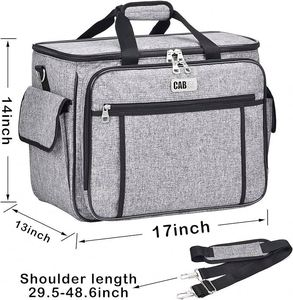 Free sample Durable Machine Carrying Case <b>Collapsible</b> Sewing Machine Carrying Case <b>Trolley</b> Bag with good quality - Product Image 3