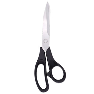 Ciseaux de tailleur de qualité supérieure en acier inoxydable avec manche en plastique pour la coupe de tissus et de cuir, usage domestique et commercial - Product Image 1