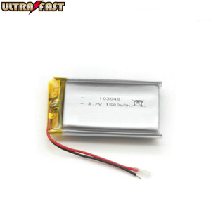 사용자 정의 충전식 <span class=keywords><strong>3.7V</strong></span> <span class=keywords><strong>103048</strong></span> 1500mah Lipo 배터리 다양한 크기 리튬 이온 배터리 - Product Image 1