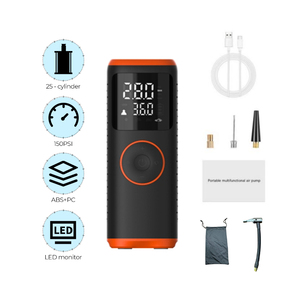 Áp Lực Xe Điện Máy Kỹ Thuật Số Không Dây Cho <span class=keywords><strong>2025</strong></span> <span class=keywords><strong>Mini</strong></span> Lều Không Dây Hiển Thị Không Khí Thay Thế Nhà Máy Xe Đạp Bơm Di Động - Product Image 4