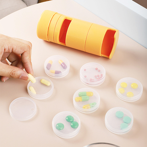 สี่เหลี่ยมพลาสติกสีขาวจับกล่องเก็บพลาสติกสำหรับยาความจุขนาดใหญ่การจัดเก็บกล่องยา - Product Image 6