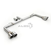 Système d'échappement Catback Valvetronic SS304 pour Audi A3 8Y 2.0T EA888 Gen4 2021-2024, silencieux à soupape intelligente, embouts quadruples, amélioration
