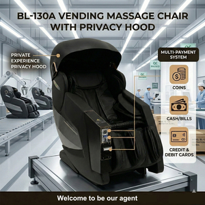 Zero Gravity 4D Ganzkörper Kommerzieller Verkaufsstuhl mit Münz-, Schein-, Bargeld- und Kreditkartenbetrieb – Massagestuhl für den Markt vom Hersteller - Product Image 3