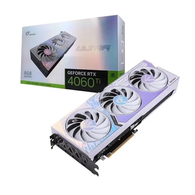 RTX 4060 ti8ピンカラフルなGeForce DUO Ultra W OCVGA電源ケーブル8GBカードGPUグラフィックカード