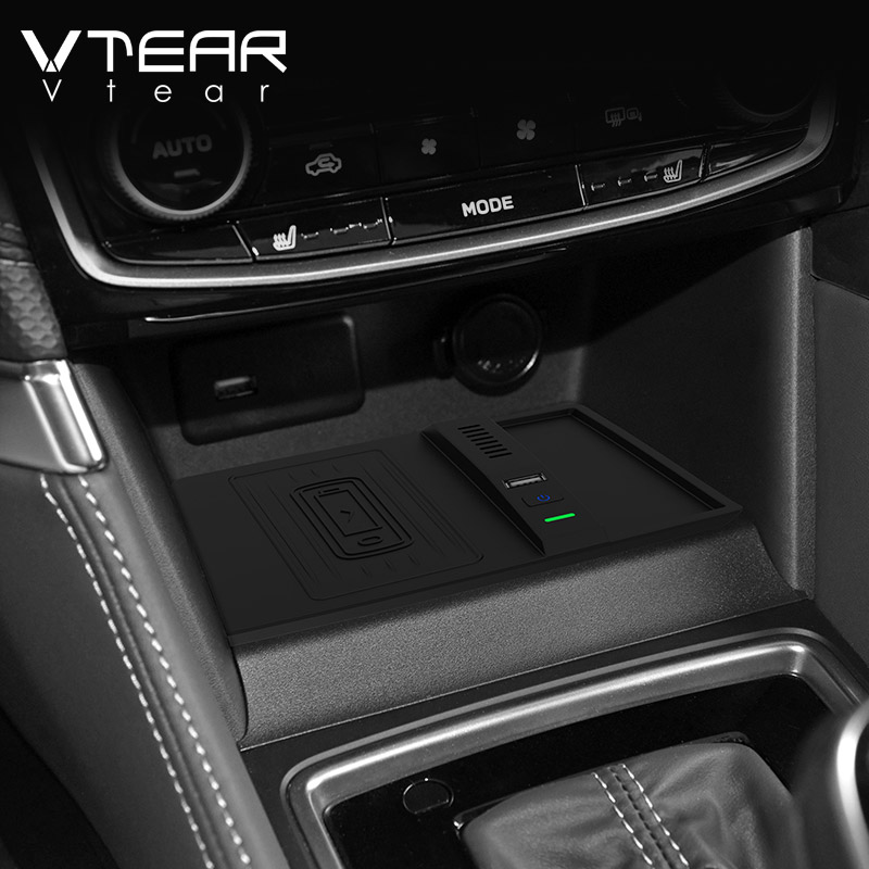 車 Qi ワイヤレス充電器スバルフォレスターアクセサリー 10 ワット高速