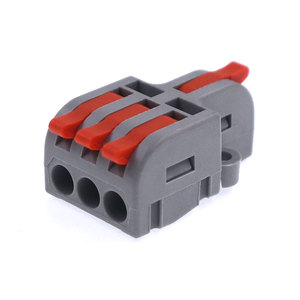 Bloque de terminales de palanca de 4 vías de conexión rápida, conector de cable de inserción de 32 A para tiras LED de 12 V y 24 V y cableado automotriz - Product Image 3