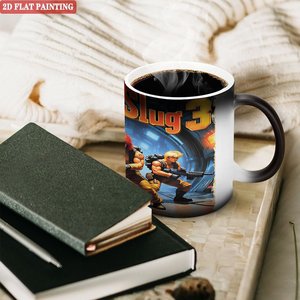 Metal Slug 3 <b>Ceramic</b> <b>Mug</b> 11oz Heat Activated Color Changing Cup 2D Flat Painting Design - Product Image 3