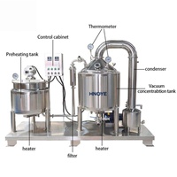 Usine complète de traitement du miel : extracteur, concentrateur, pasteurisateur, remplisseur