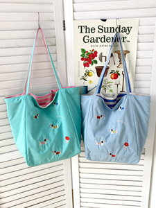 Sac fourre-tout en nylon durable Stitch Dachshund, grande capacité, réversible, pour les voyages <span class=keywords><strong>de</strong></span> week-end, le shopping, les boutiques et les cadeaux - Product Image 6