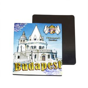 Luxury Custom Design Hungary Souvenir Gifts Magnet Shiny Budapest Souvenir Fridge Magnet - Product Image 2