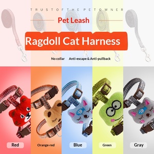 Arnés de Lujo Ajustable para Conejos con Luces LED, 100% Algodón Floral para Animales Pequeños, Hurones, Cobayas, Erizos, Correa para Pasear al Aire Libre - Product Image 2