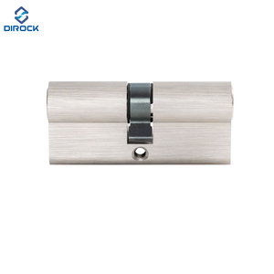 Cylindre de serrure <span class=keywords><strong>à</strong></span> double profil en laiton ignifuge de style européen moderne avec clés pour les portes publiques des bâtiments - Product Image 2