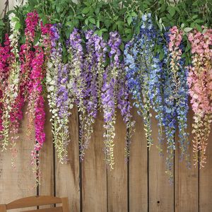 Fiore di Glicine Artificiale Gigante, Ramo Lungo 180cm, per Arco Nuziale, Decorazione Sospesa per Interni - Product Image 1